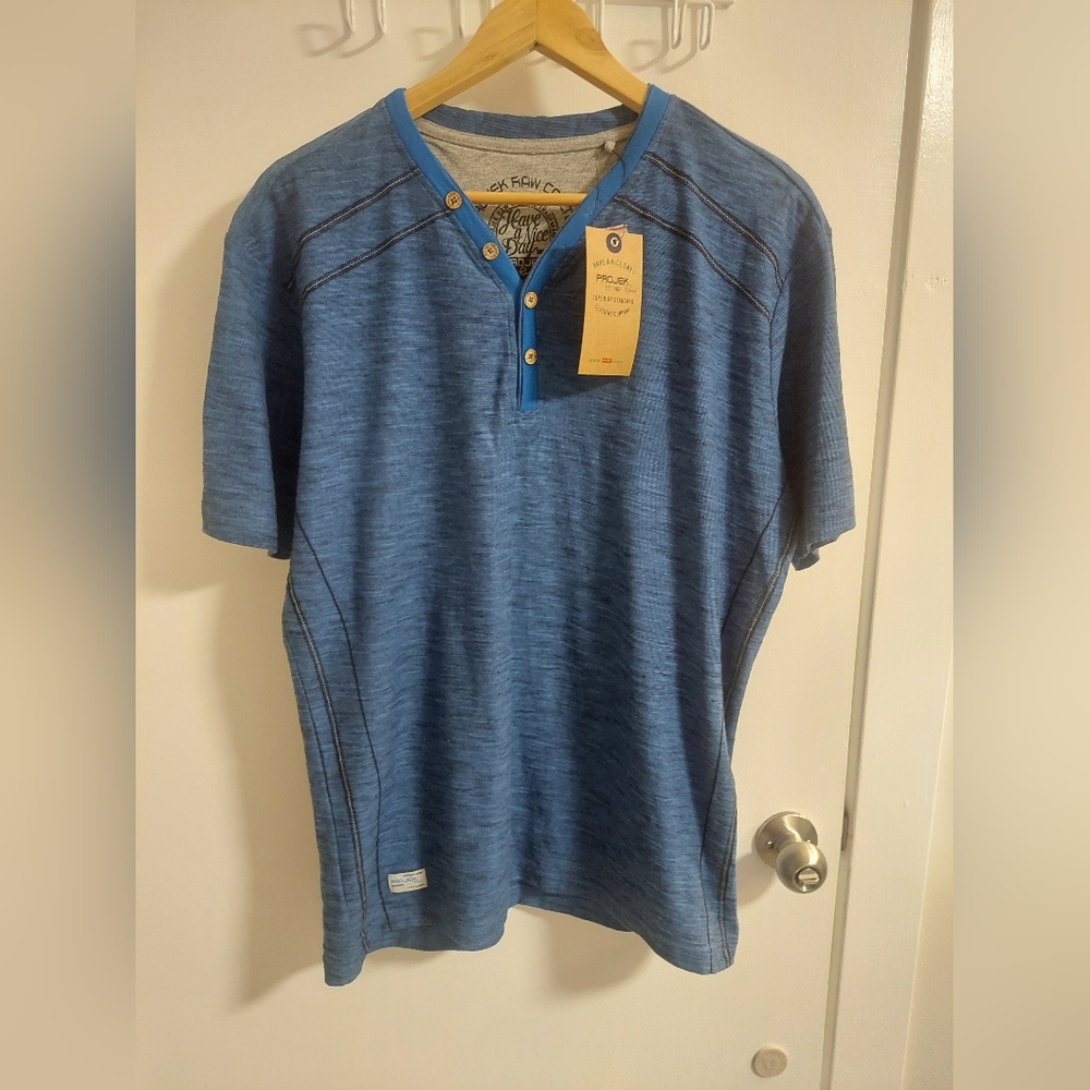 Jack & Jones Men's Blue Short Sleeve Tee